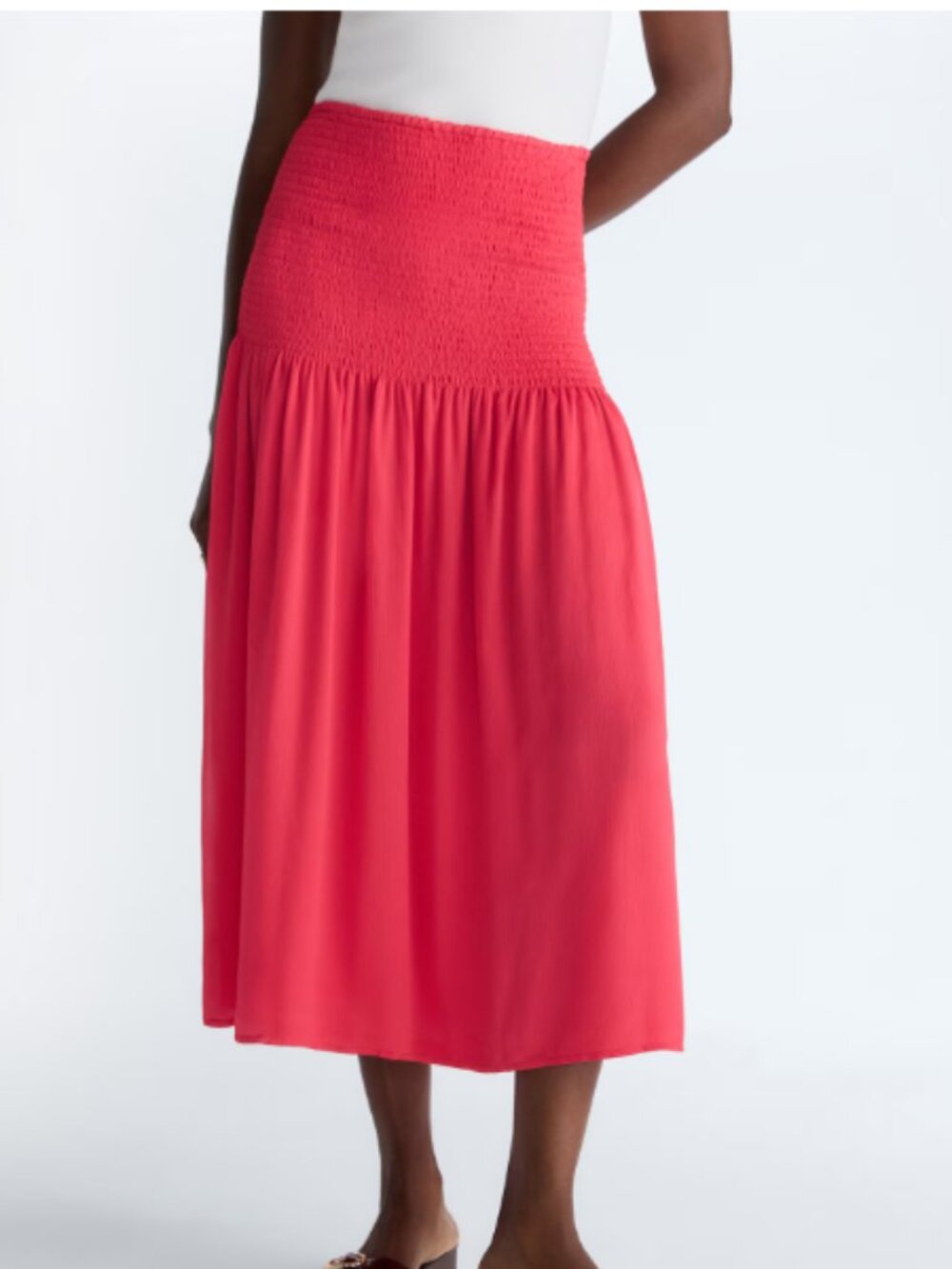 Scoop Women’s and Women’s Plus Smocked Maxi Skirt, Size XS NWT